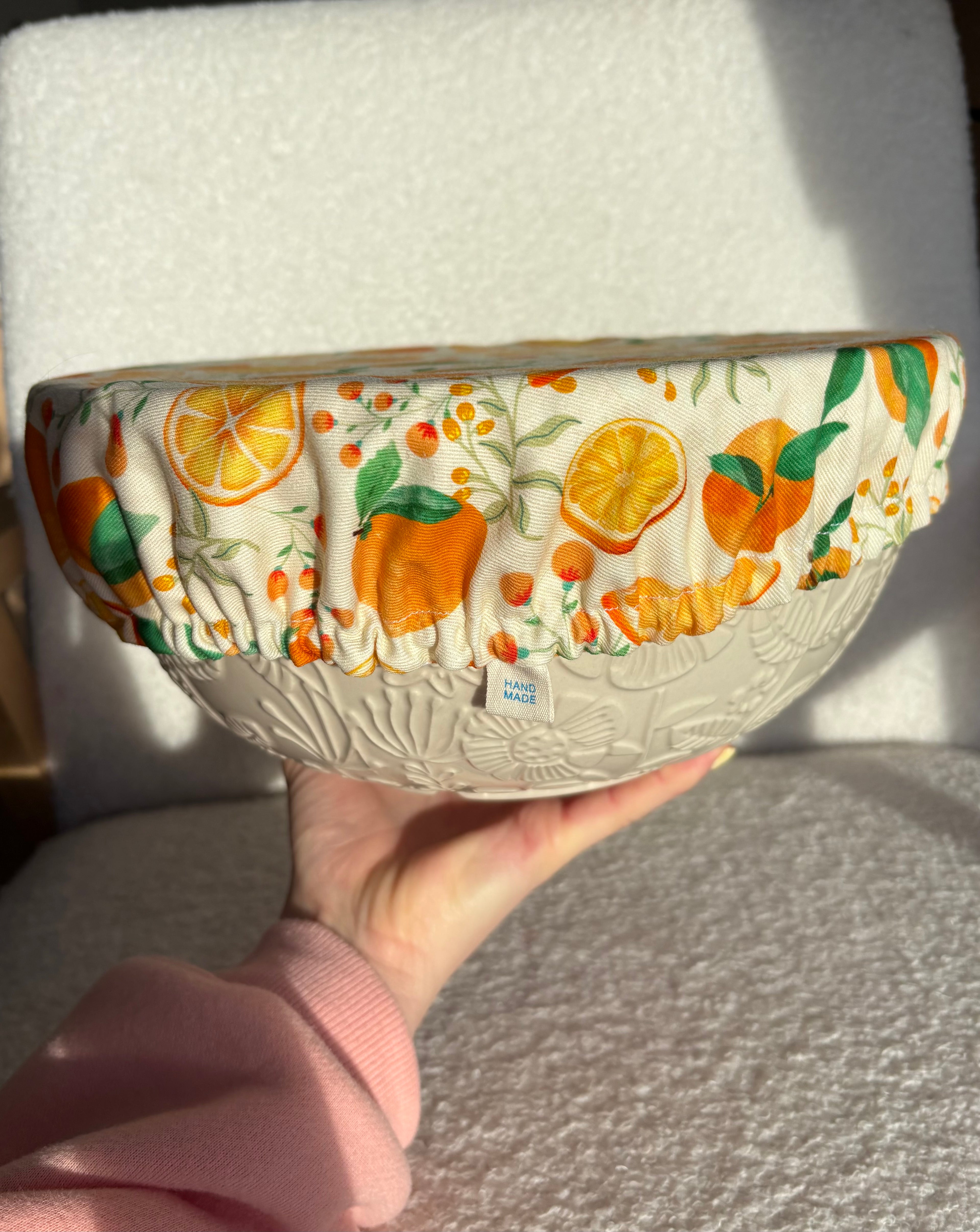 Freshly Squeezed Reversible Bowl Cover