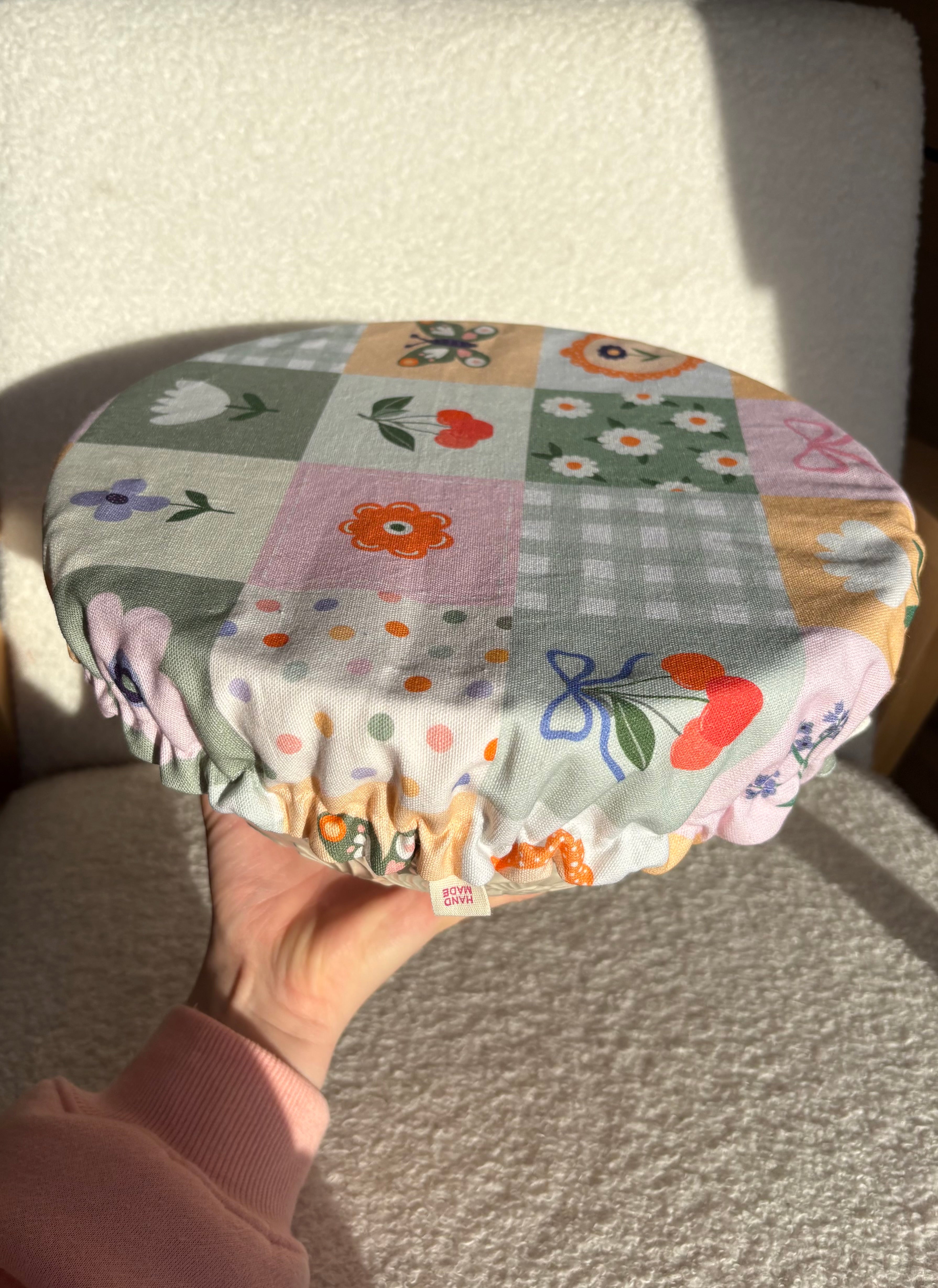 Flower Patch Reusable Bowl Cover