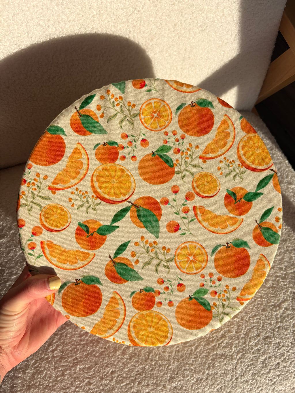 Freshly Squeezed Reversible Bowl Cover