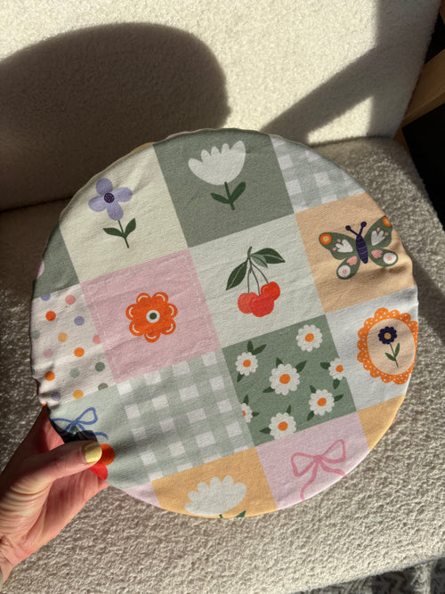 Flower Patch Reusable Bowl Cover