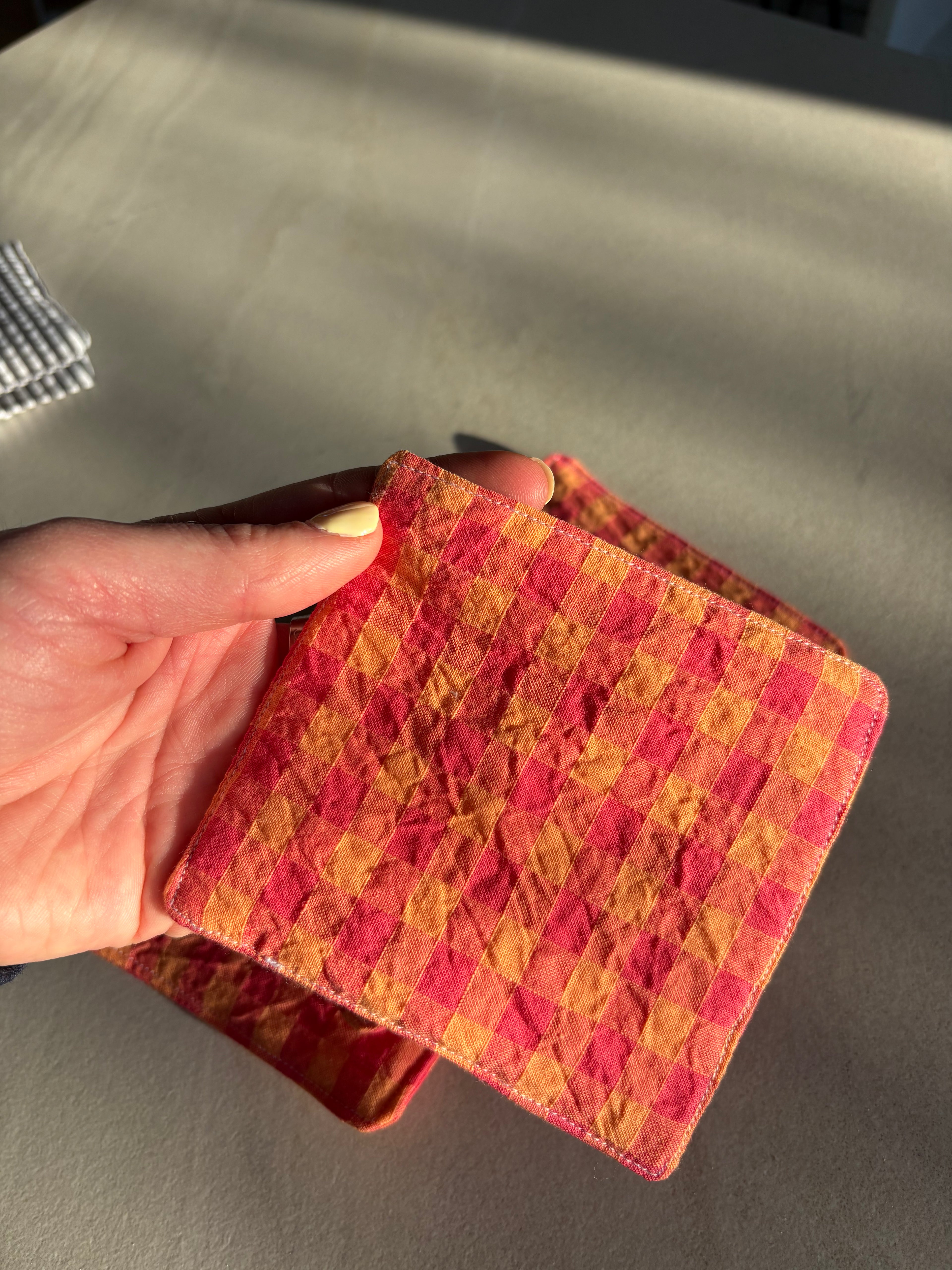 Tangerine Cup Coasters