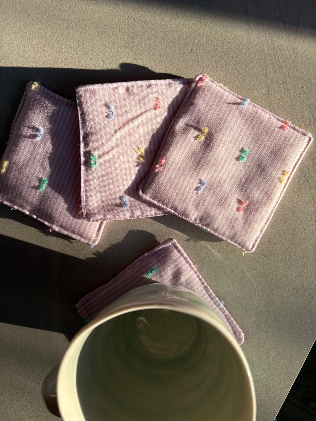 Pink Cup Coasters
