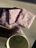 Pink Cup Coasters
